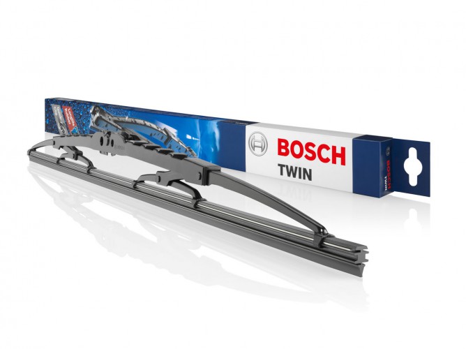 Щетки стеклоочистителя Twin 600/400 мм 612 (Крючок 9x3/Крючок 9x4) BOSCH 3397010413